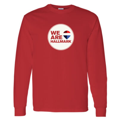 Front Gildan Unisex Printed Long Sleeve Thumbnail